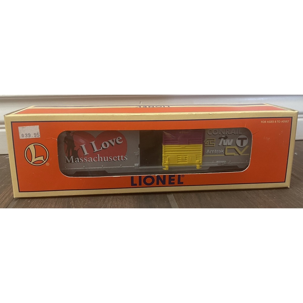 Vintage 1996 Lionel I Love Massachusetts Boxcar 6-19951